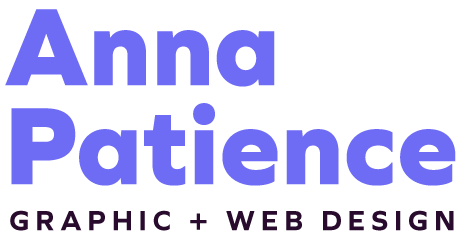 Anna Patience Graphic and web design logo