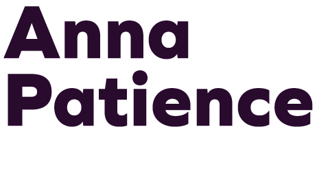 Anna Patience Graphic and web design logo