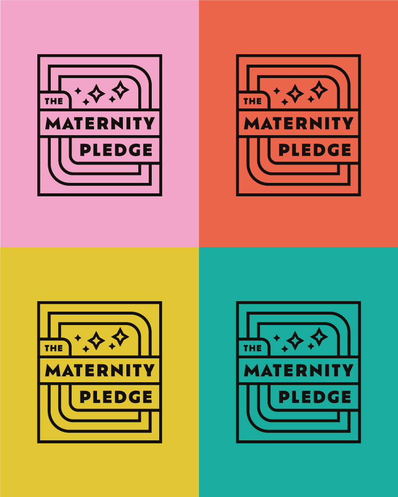 The Maternity Pledge logo designs