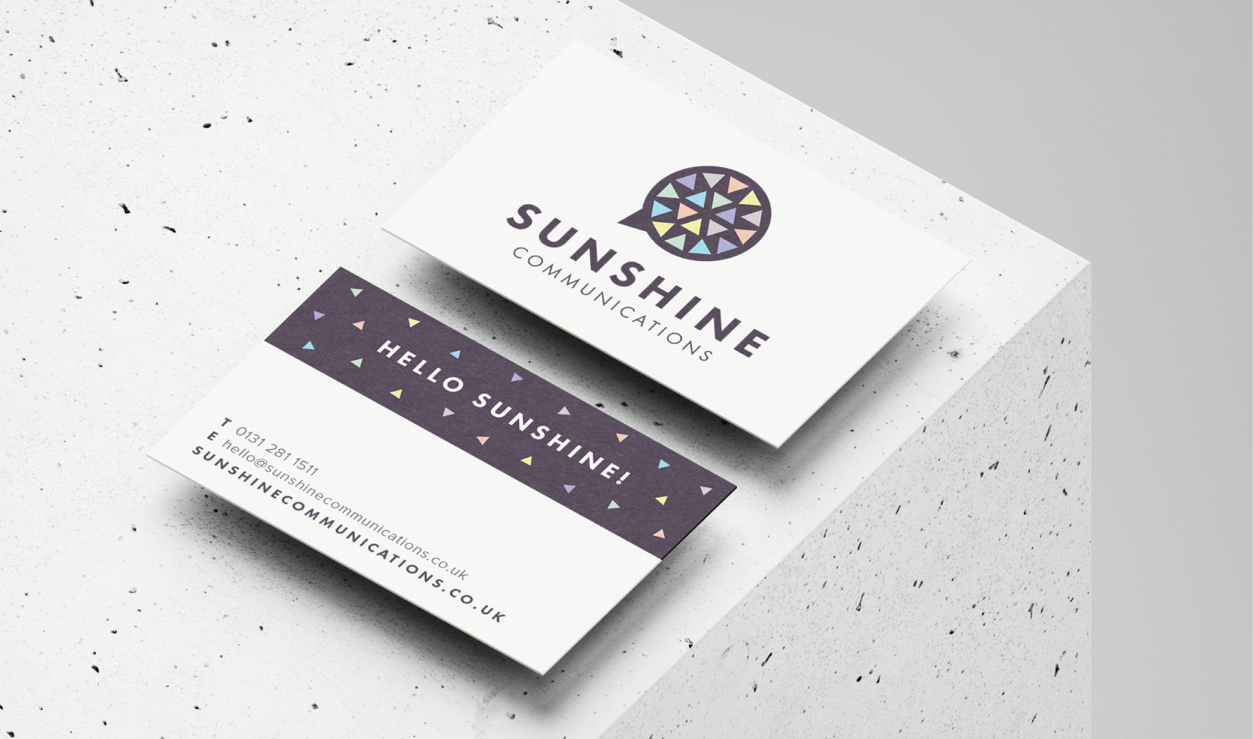 Sunshine Communications business card